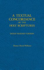 The cover of a Concordance to the Bible.