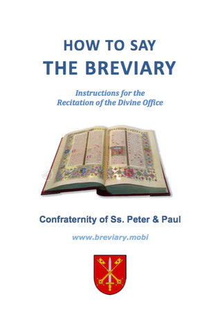 How to say How To Say The Breviary.