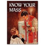 A Know Your Mass poster.