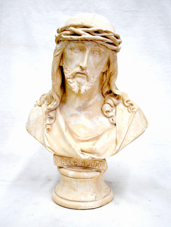 Statue of the Jesus Bust Ivory Head