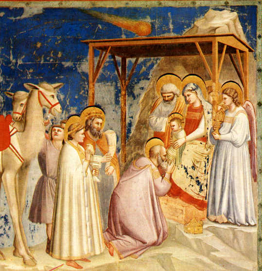 Adoration of the Magi Fresco by Giotto