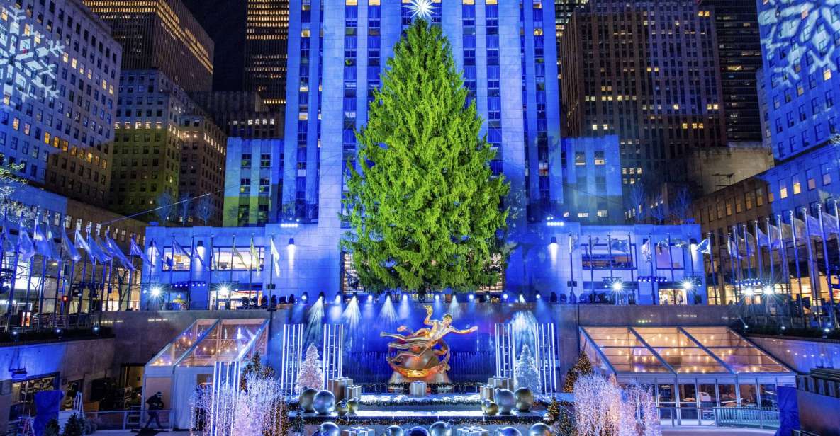 Rockefeller center christmas tree.